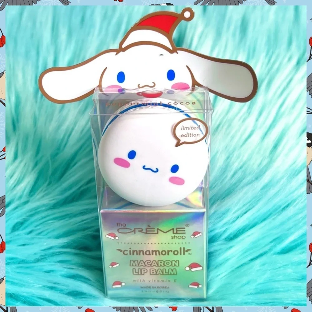 Crème Shop X Sanrio Cinnamoroll Peppermint Cocoa Macaron Lip Balm